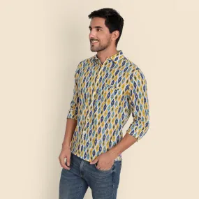 Aman Ikat Printed Shirt for Men