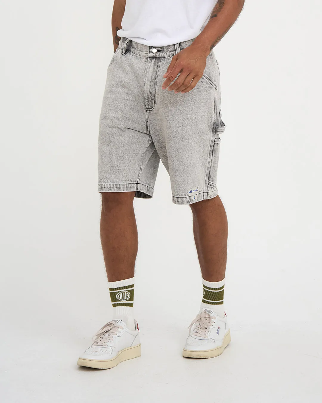 BIG FELLA SHORT - LIGHT BLACK WASH