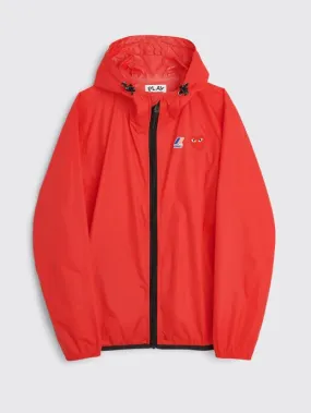 COMME DES GARÇONS PLAY X K-WAY CLAUDE JACKET RED