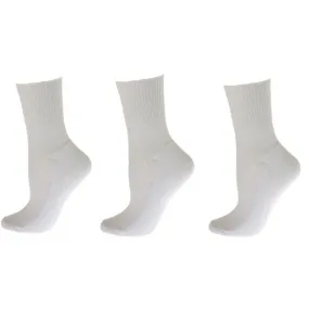 Diabetic Arthritic Cotton Ankle Cushioned 3 Pair Pack Men Socks