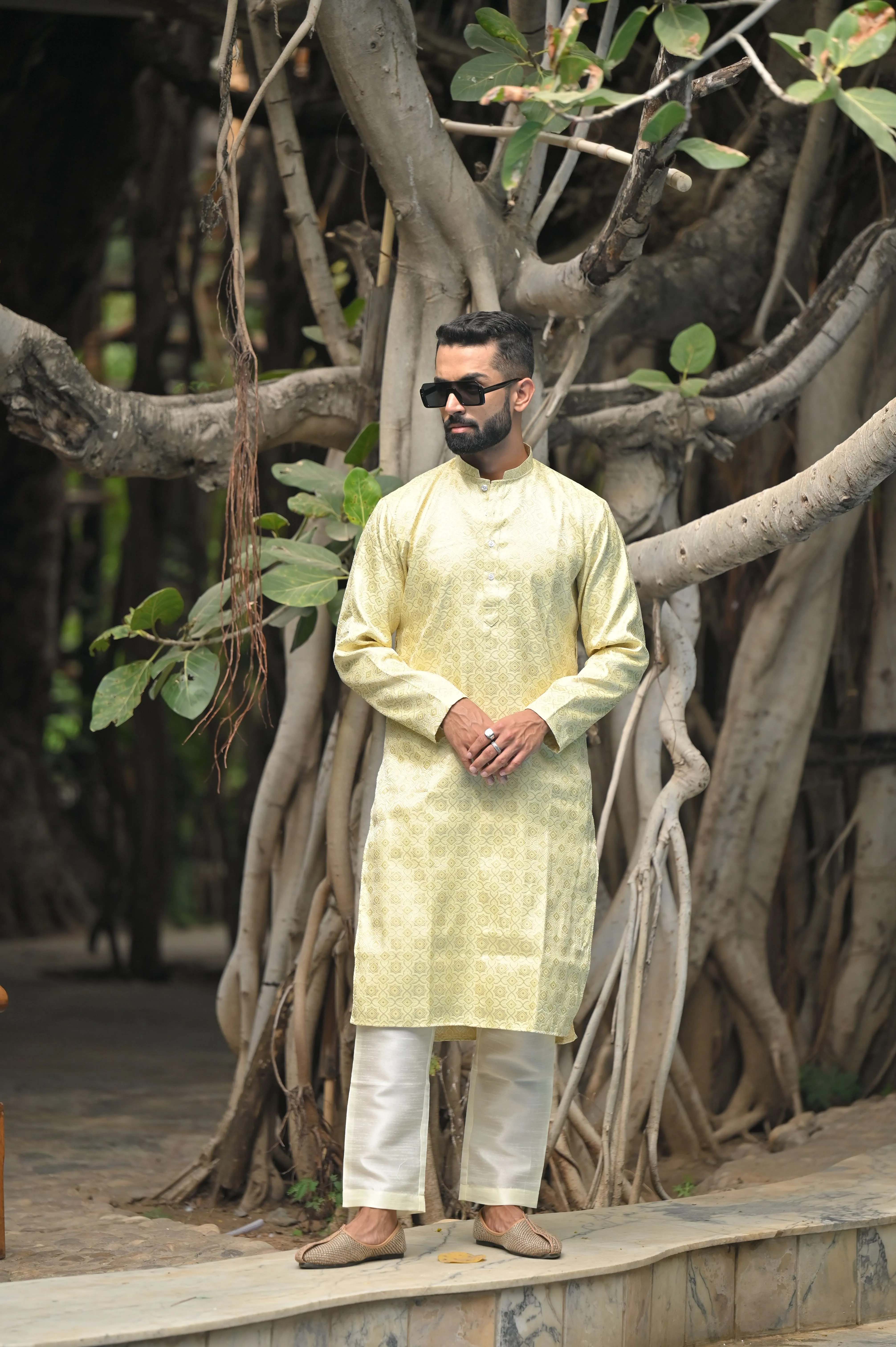 Festive Threads Brocade Kurta