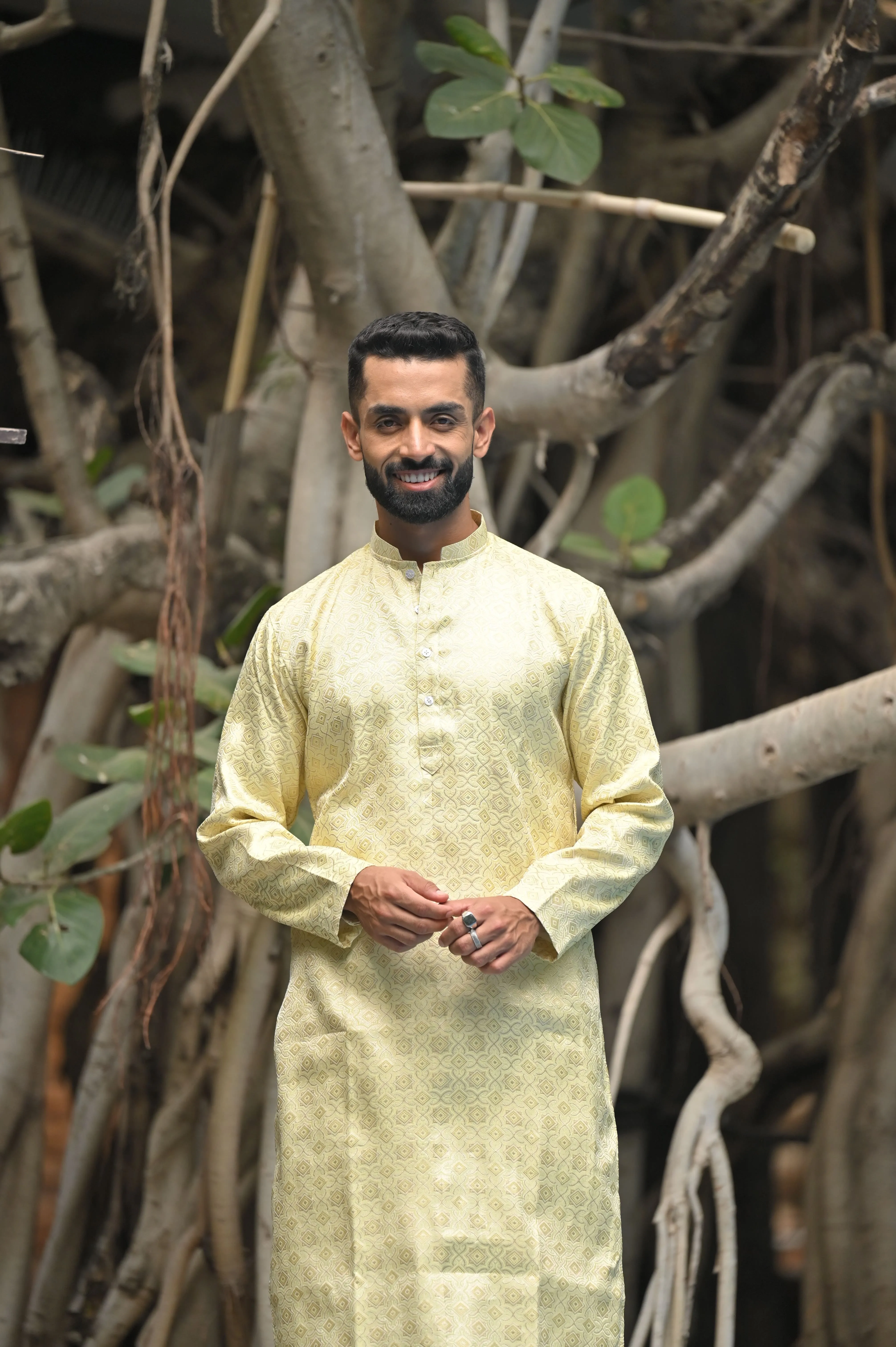 Festive Threads Brocade Kurta