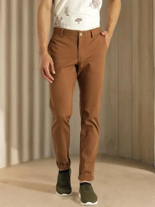 Men Brooklyn Fit Cotton Stretch Trouser