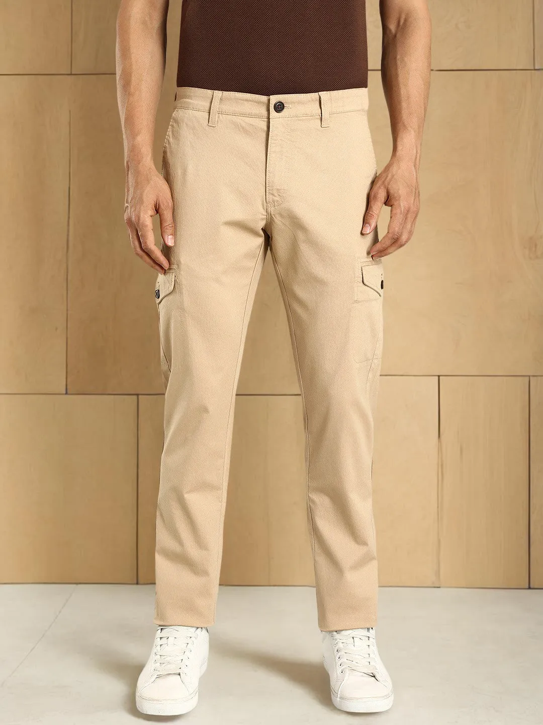 Men Brooklyn Fit Cotton Stretch Trouser