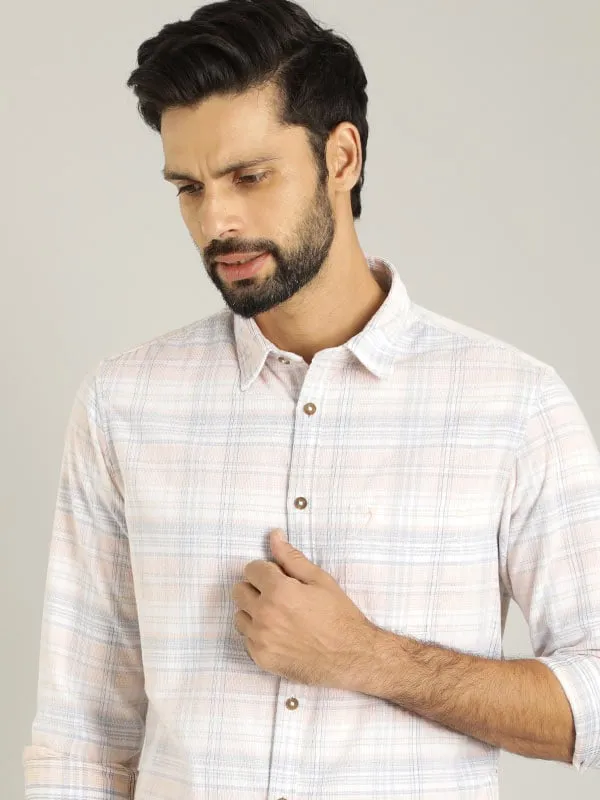 Men Checked Full Sleeve Cotton Shirt