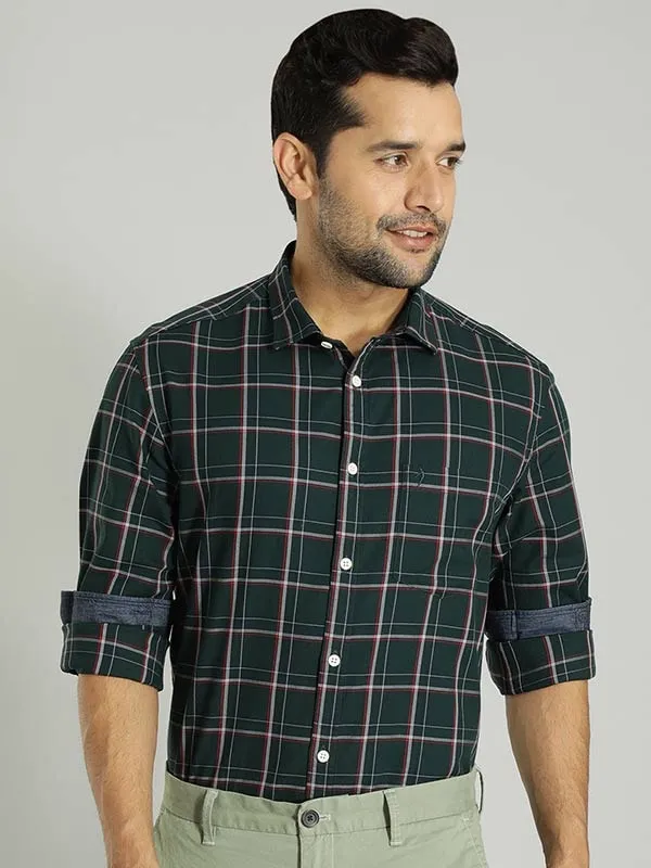 Men Checked Full Sleeve Cotton Shirt