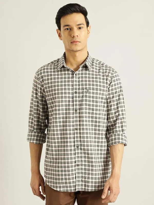 Men Checked Full Sleeve Cotton Shirt