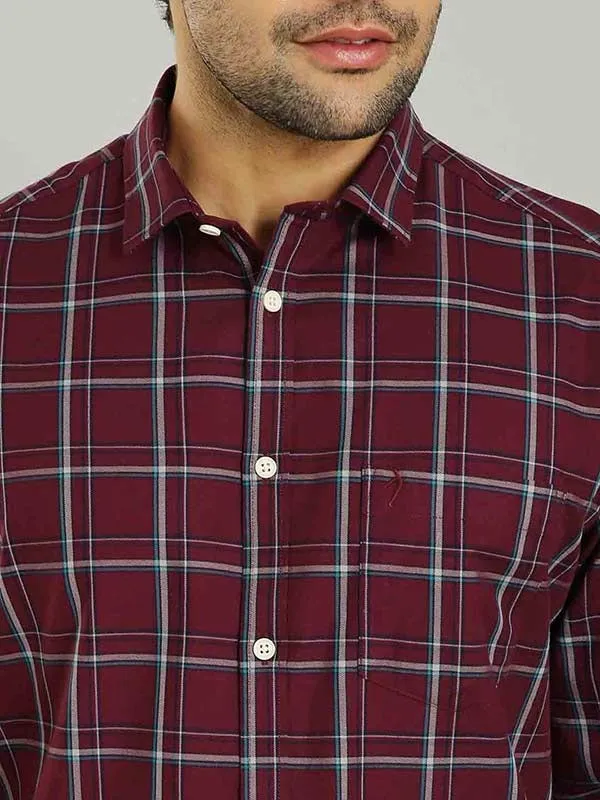 Men Checked Full Sleeve Cotton Shirt