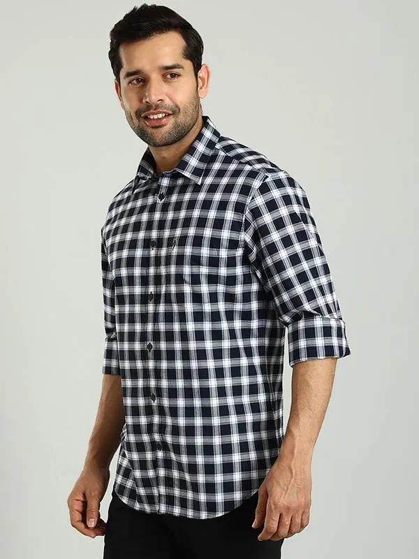 Men Checked Full Sleeve Cotton Shirt