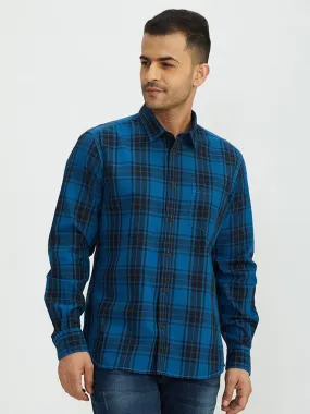 Men Checked Full Sleeve Cotton Shirt