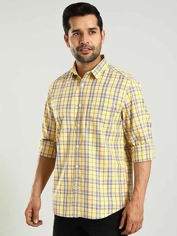 Men Checked Full Sleeve Cotton Shirt