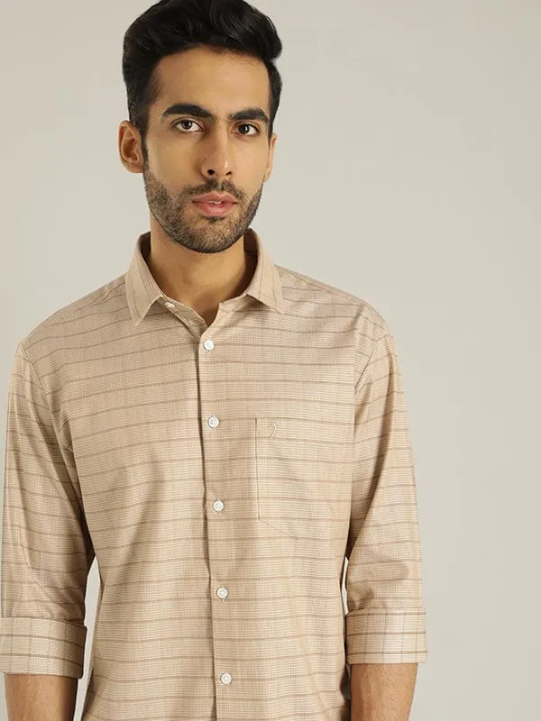 Men Checked Full Sleeve Cotton Shirt