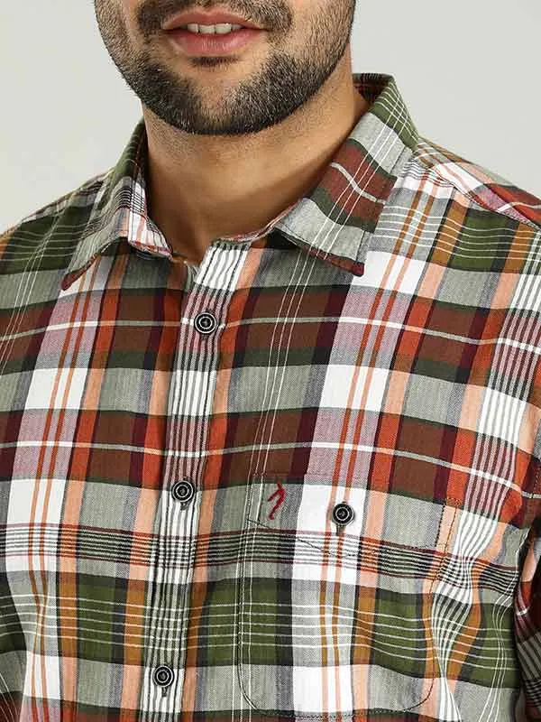 Men Checked Full Sleeve Cotton Shirt