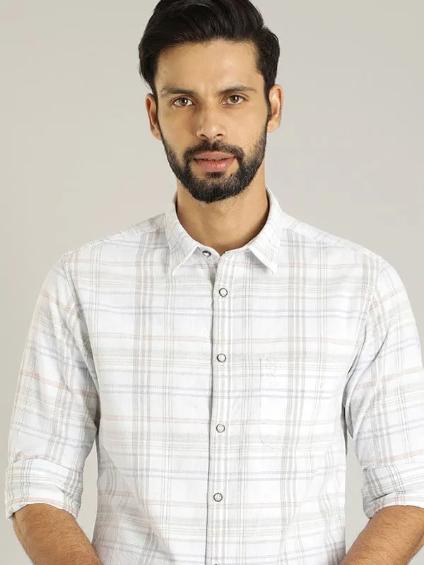 Men Checked Full Sleeve Cotton Shirt