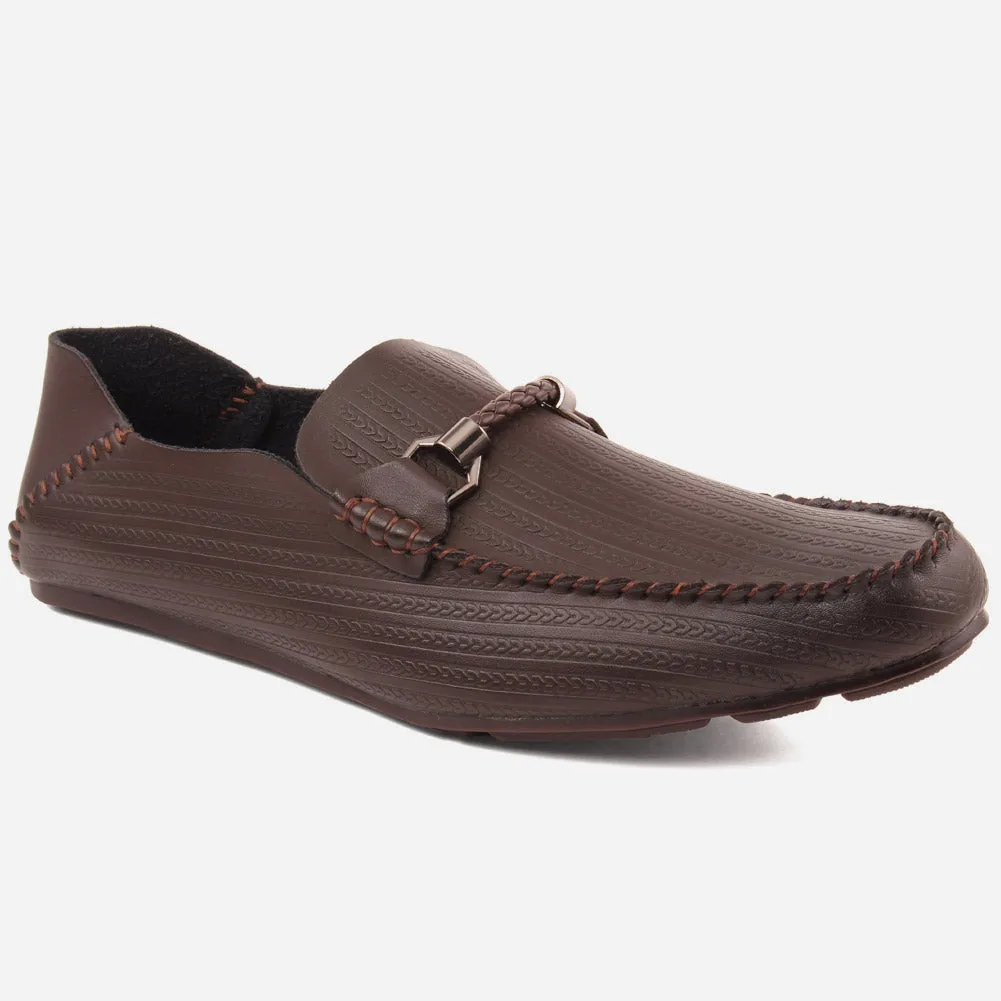 Men "ALFONSO" Versatile Rubber Sole Moccasins