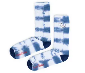 Moomintroll Tie Dye Men Socks - Blue