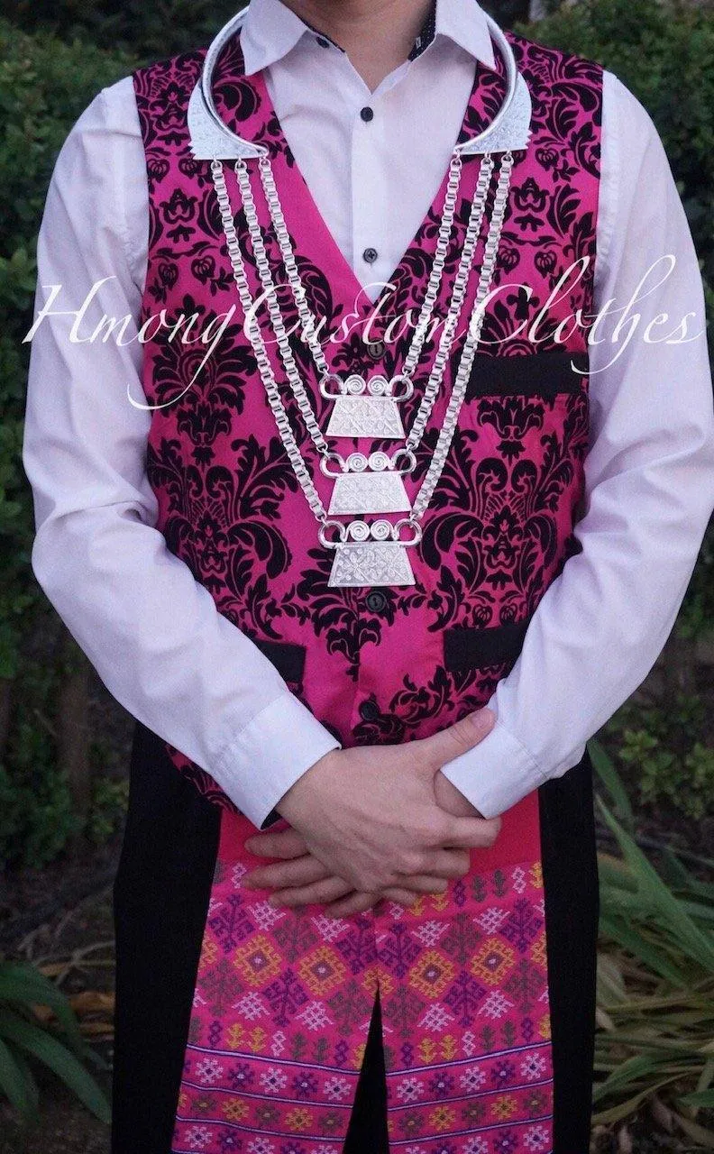 Pink Velvet Vest