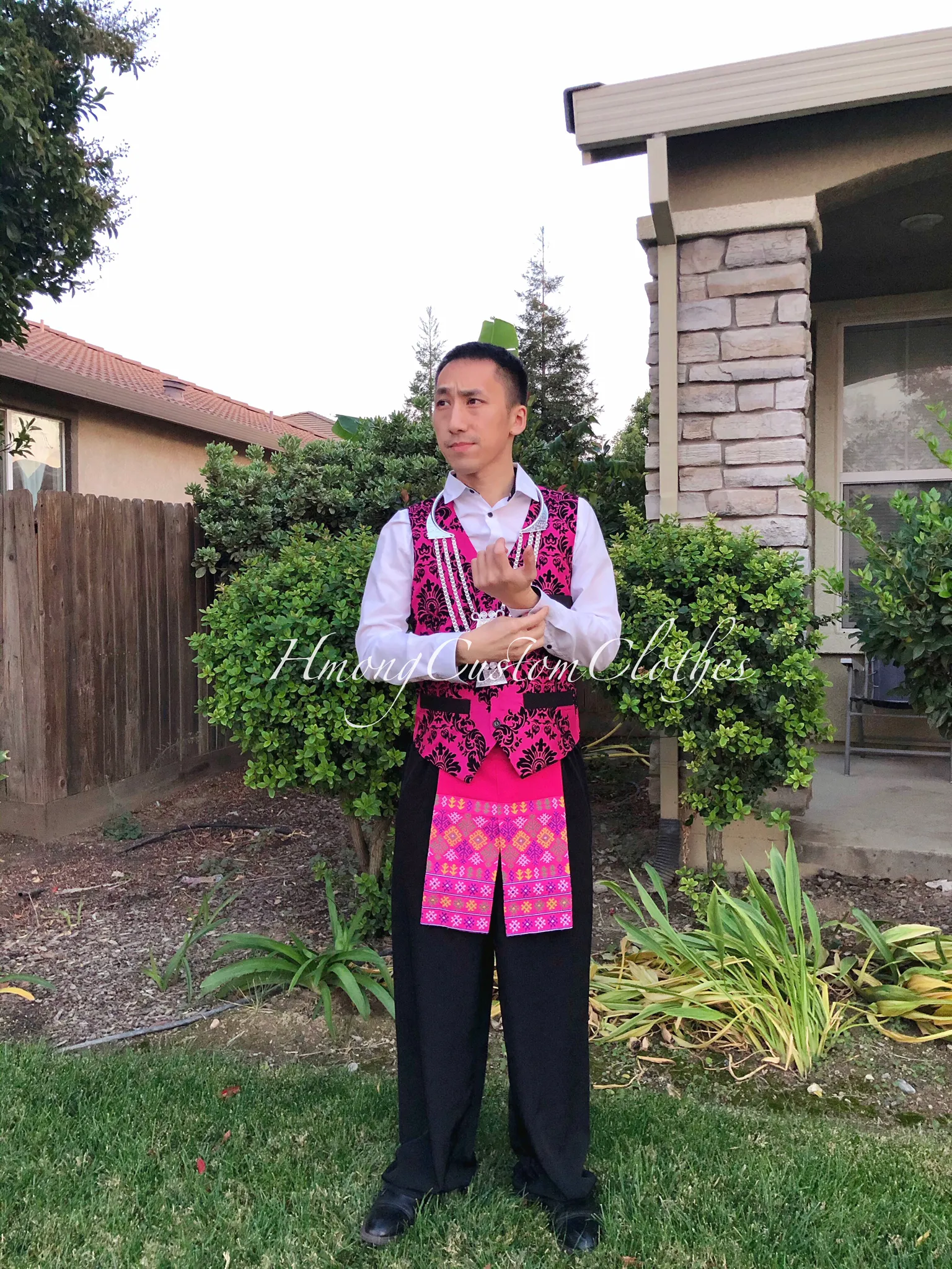 Pink Velvet Vest