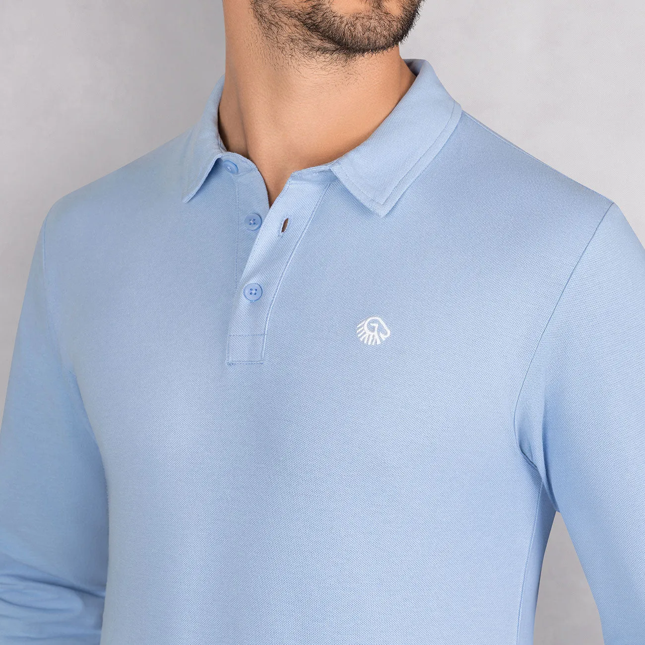 Polo Shirt Organic Cotton Longsleeve Men