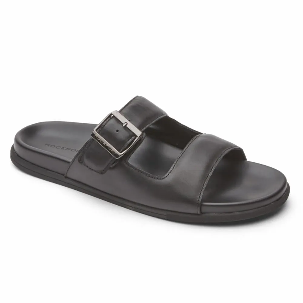 Rockport Men DARRON BUCKLE SLIDE BLACK