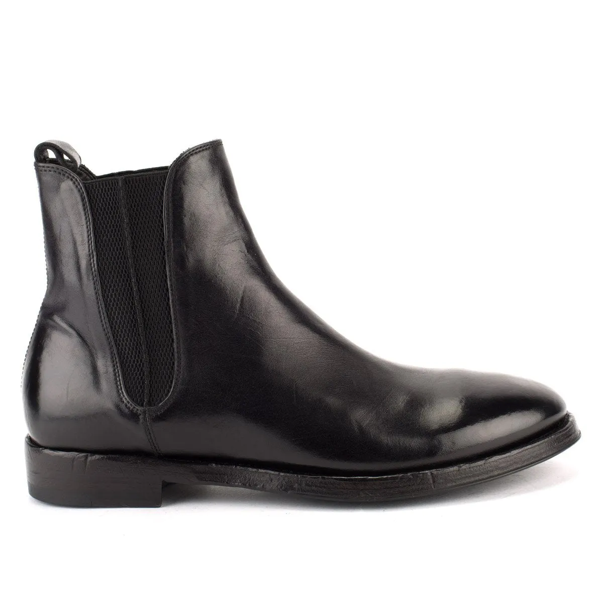 Enhance Your Style with ULISSE 42048 Premium Horse Leather Chelsea Boots